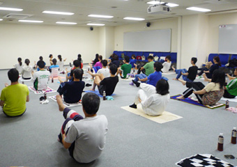 Yoga class